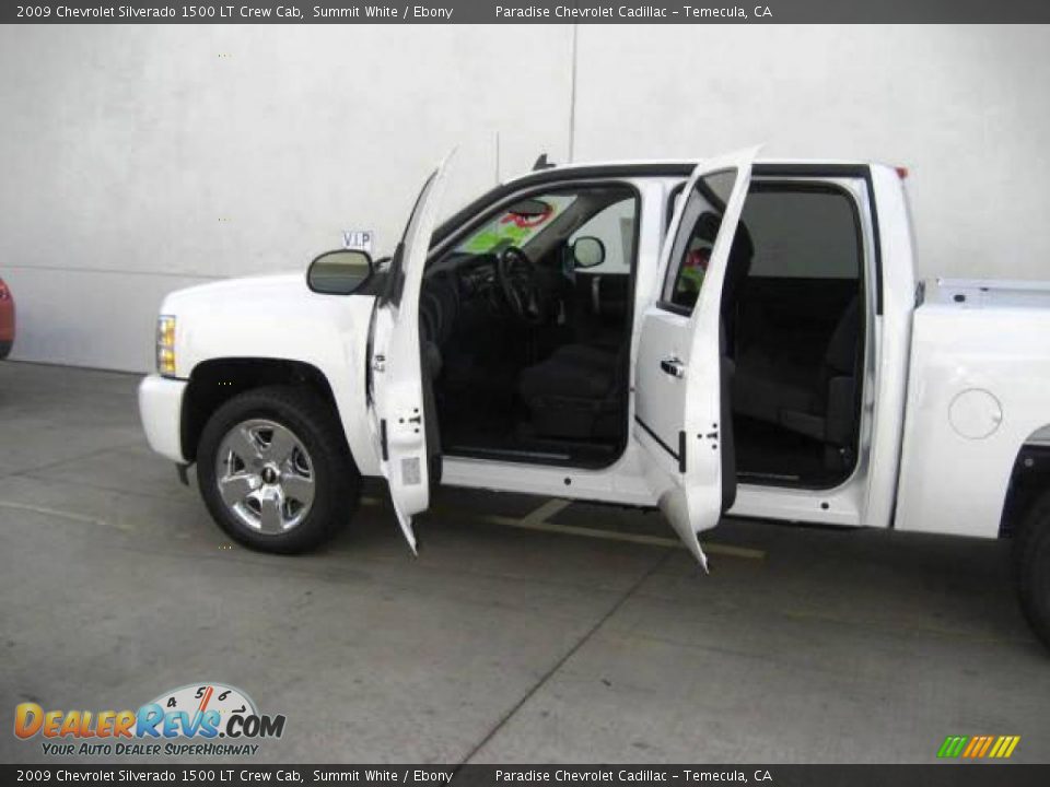 2009 Chevrolet Silverado 1500 LT Crew Cab Summit White / Ebony Photo #11