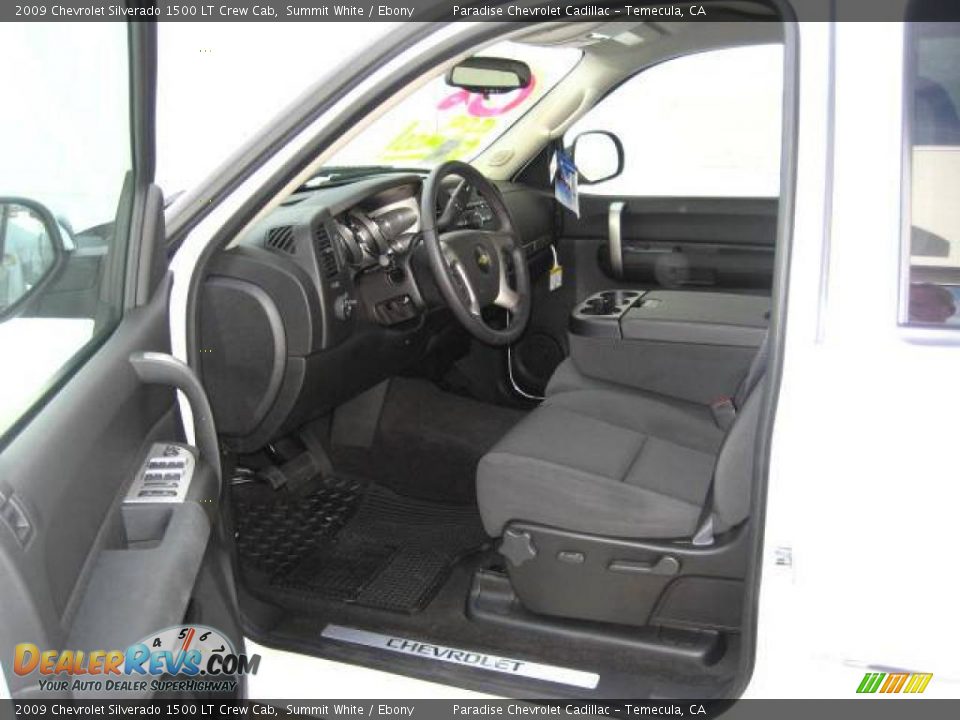 2009 Chevrolet Silverado 1500 LT Crew Cab Summit White / Ebony Photo #12
