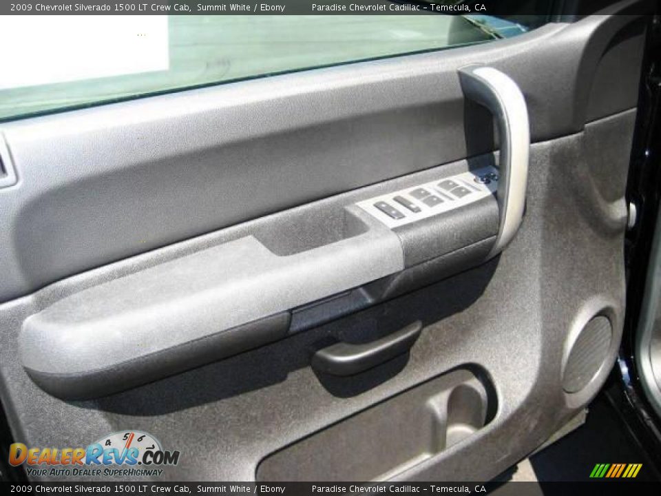 2009 Chevrolet Silverado 1500 LT Crew Cab Summit White / Ebony Photo #16