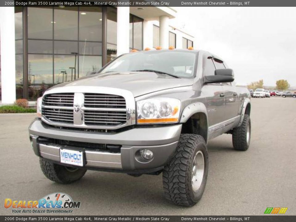 2006 Dodge Ram 3500 Laramie Mega Cab 4x4 Mineral Gray Metallic / Medium Slate Gray Photo #2