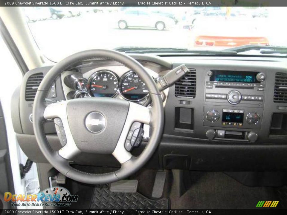 2009 Chevrolet Silverado 1500 LT Crew Cab Summit White / Ebony Photo #18