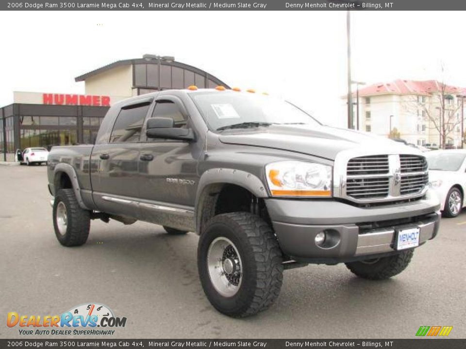 2006 Dodge Ram 3500 Laramie Mega Cab 4x4 Mineral Gray Metallic / Medium Slate Gray Photo #6