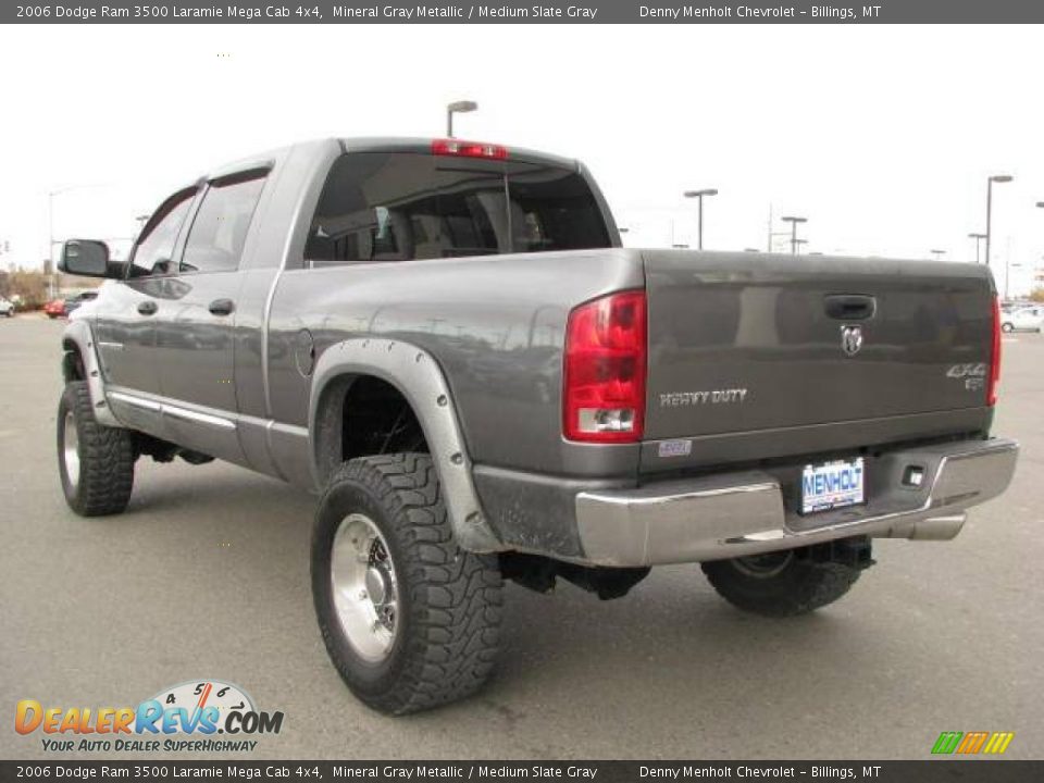 2006 Dodge Ram 3500 Laramie Mega Cab 4x4 Mineral Gray Metallic / Medium Slate Gray Photo #9