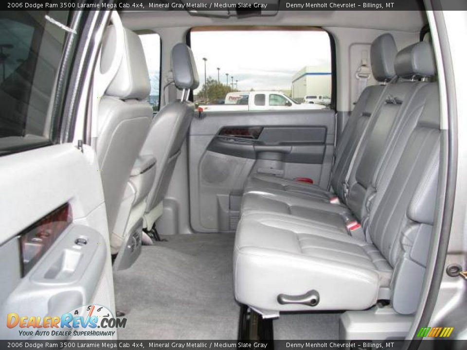 2006 Dodge Ram 3500 Laramie Mega Cab 4x4 Mineral Gray Metallic / Medium Slate Gray Photo #13