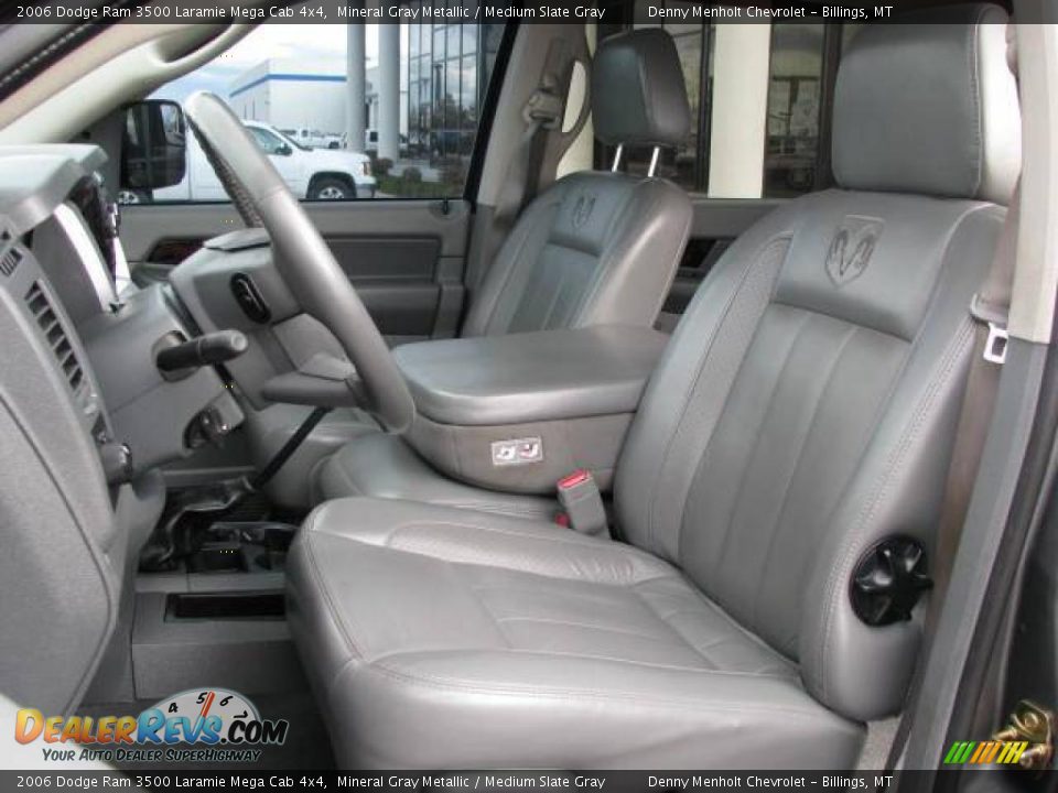 2006 Dodge Ram 3500 Laramie Mega Cab 4x4 Mineral Gray Metallic / Medium Slate Gray Photo #14