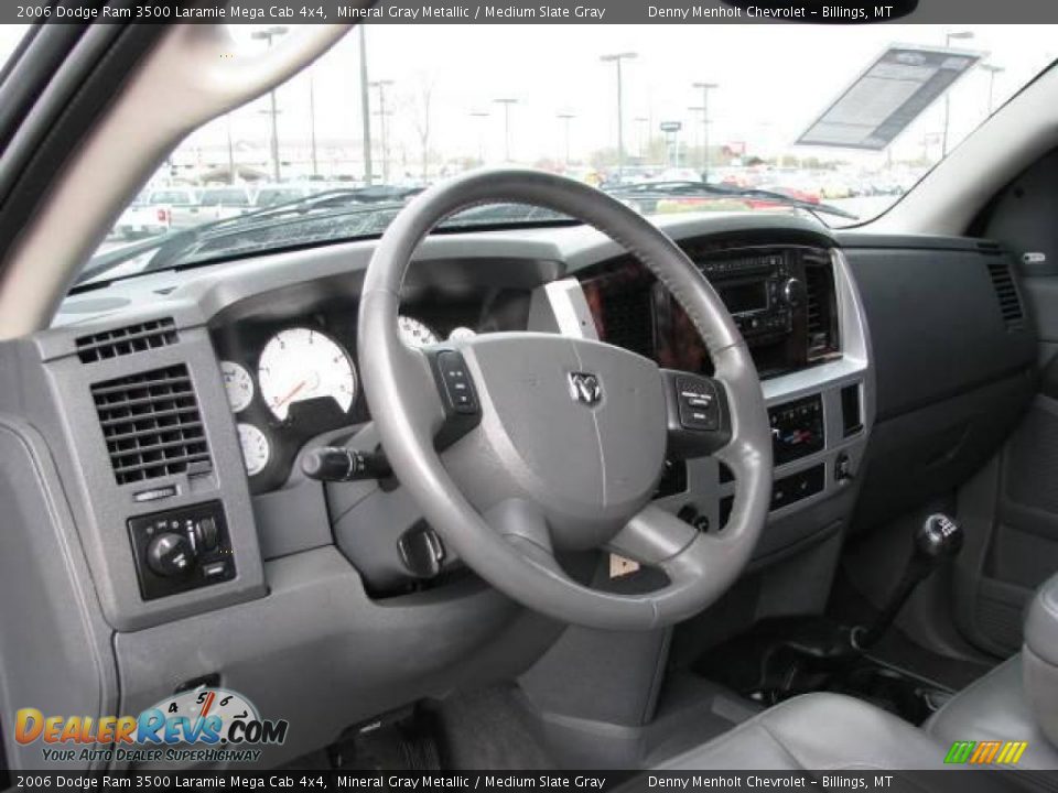 2006 Dodge Ram 3500 Laramie Mega Cab 4x4 Mineral Gray Metallic / Medium Slate Gray Photo #15