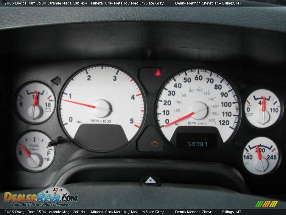2006 Dodge Ram 3500 Laramie Mega Cab 4x4 Mineral Gray Metallic / Medium Slate Gray Photo #21