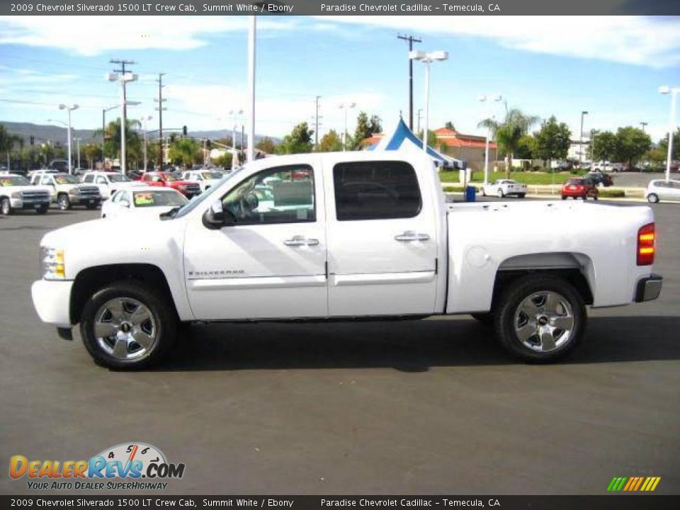 2009 Chevrolet Silverado 1500 LT Crew Cab Summit White / Ebony Photo #3