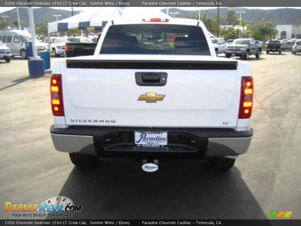 2009 Chevrolet Silverado 1500 LT Crew Cab Summit White / Ebony Photo #9