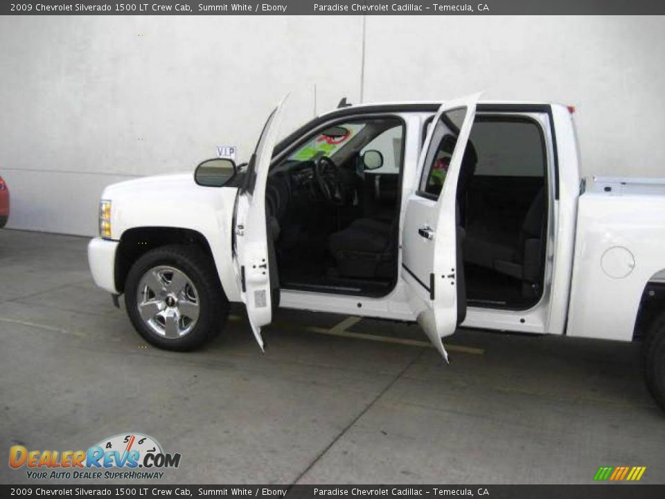 2009 Chevrolet Silverado 1500 LT Crew Cab Summit White / Ebony Photo #11