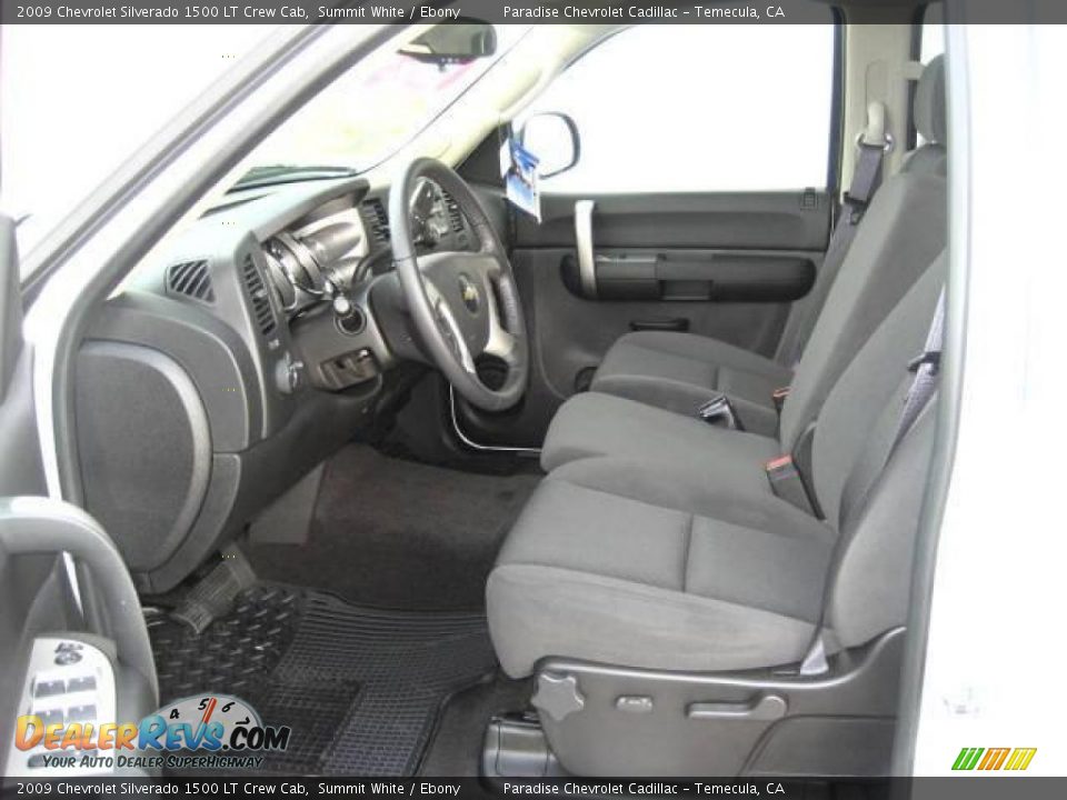 2009 Chevrolet Silverado 1500 LT Crew Cab Summit White / Ebony Photo #12