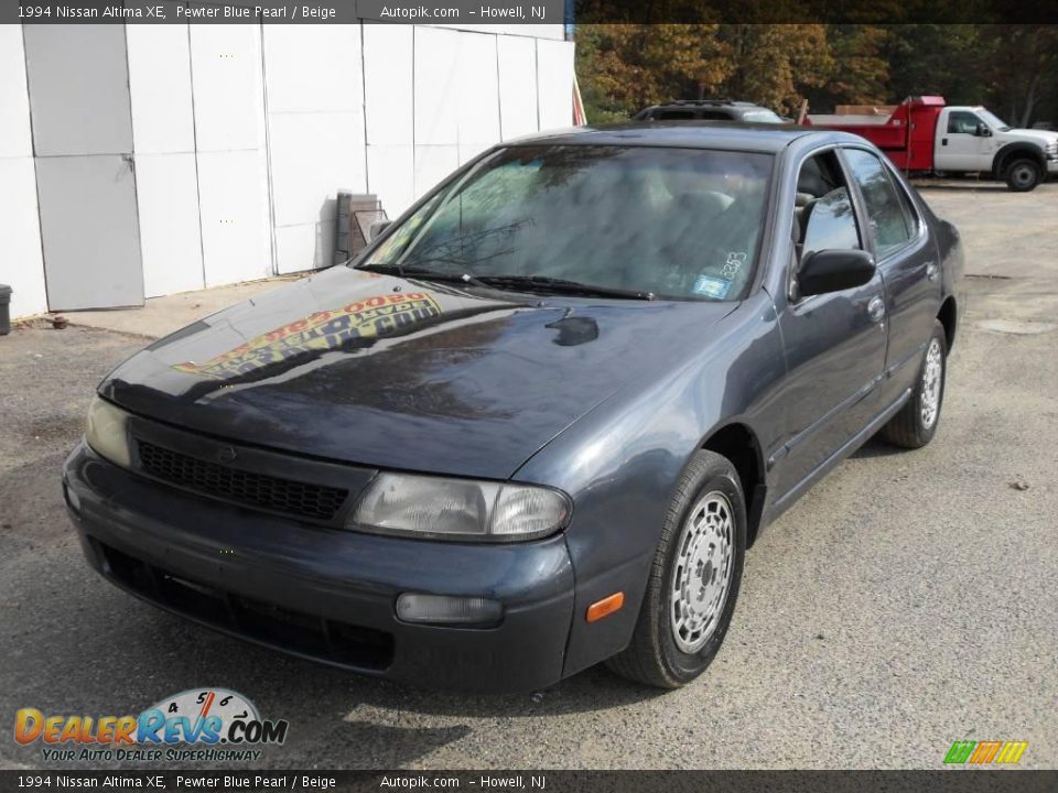 1994 Nissan Altima XE Pewter Blue Pearl / Beige Photo #2
