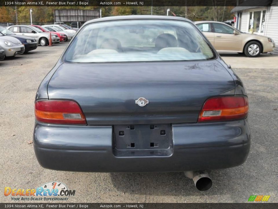 1994 Nissan Altima XE Pewter Blue Pearl / Beige Photo #6