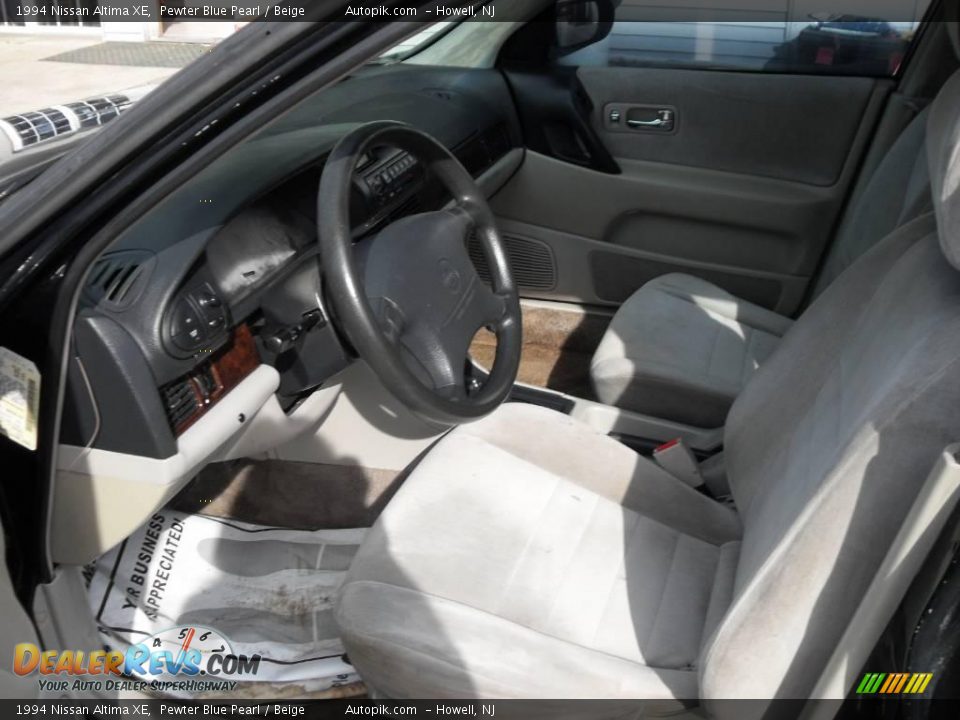 1994 Nissan Altima XE Pewter Blue Pearl / Beige Photo #9