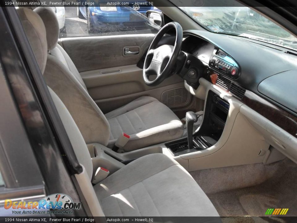 1994 Nissan Altima XE Pewter Blue Pearl / Beige Photo #10