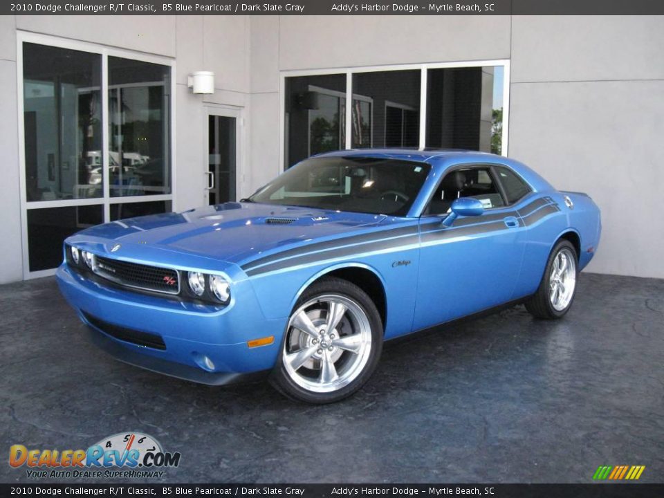 2010 Dodge Challenger R/T Classic B5 Blue Pearlcoat / Dark Slate Gray Photo #2