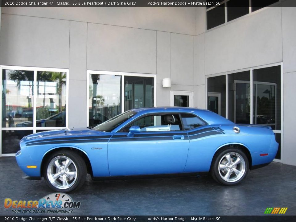 2010 Dodge Challenger R/T Classic B5 Blue Pearlcoat / Dark Slate Gray Photo #6