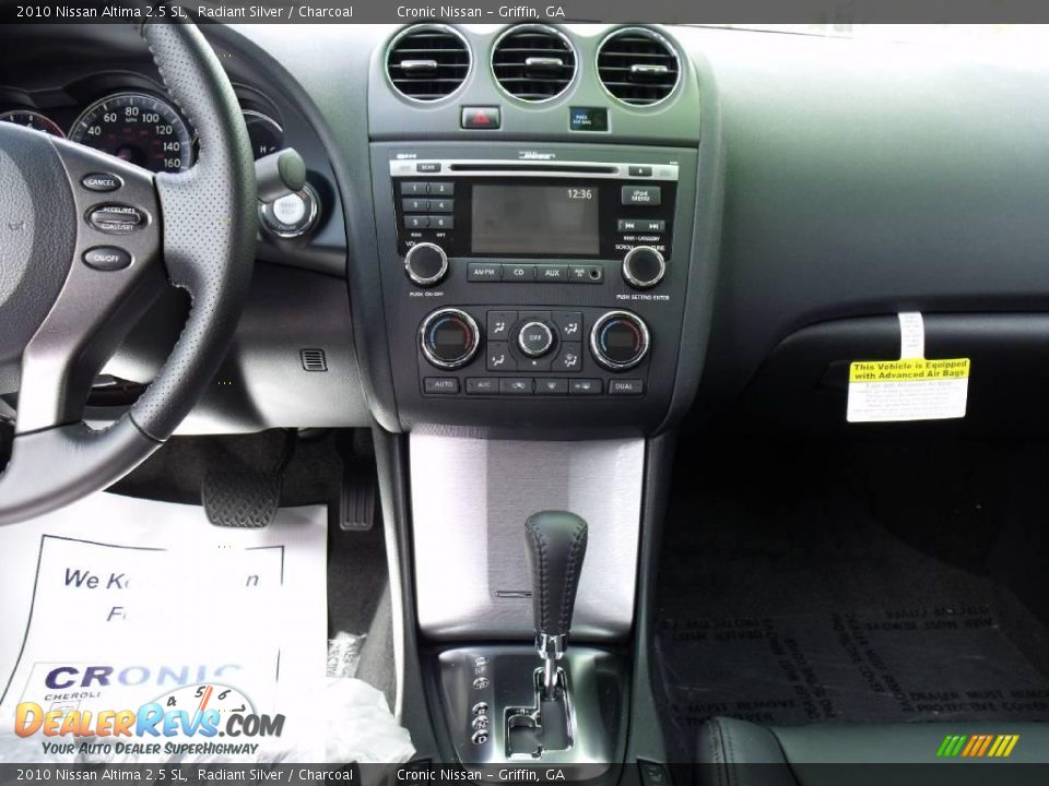 2010 Nissan Altima 2.5 SL Radiant Silver / Charcoal Photo #10