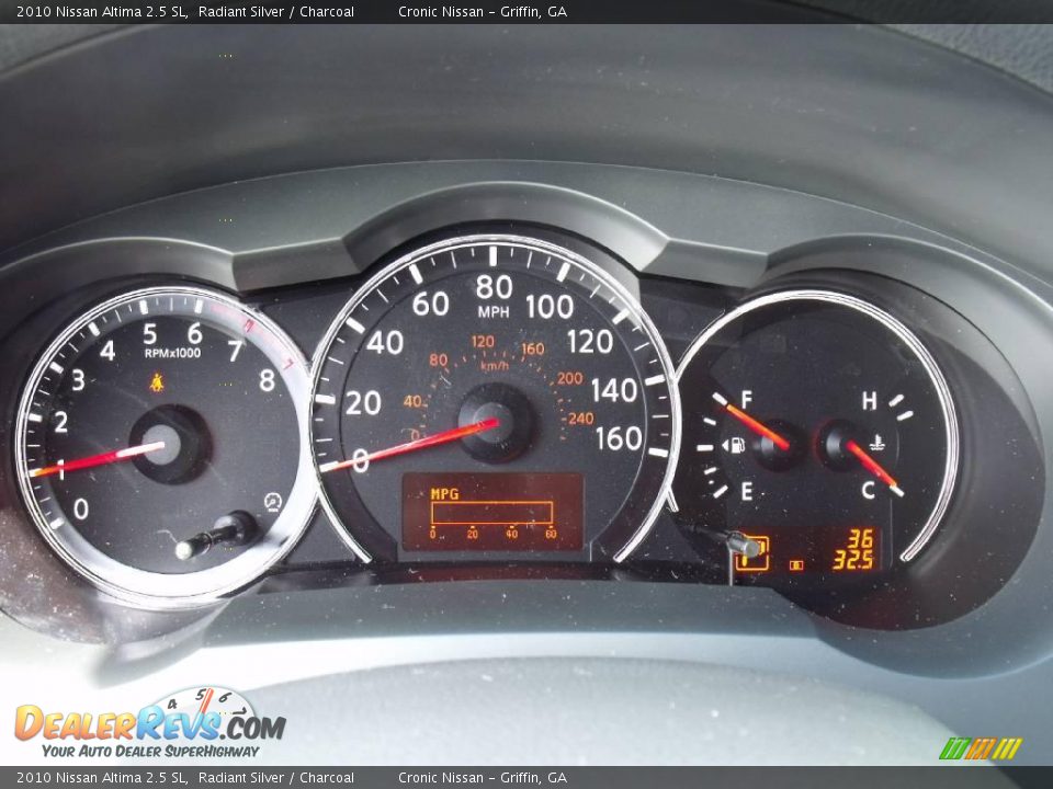 2010 Nissan Altima 2.5 SL Radiant Silver / Charcoal Photo #13