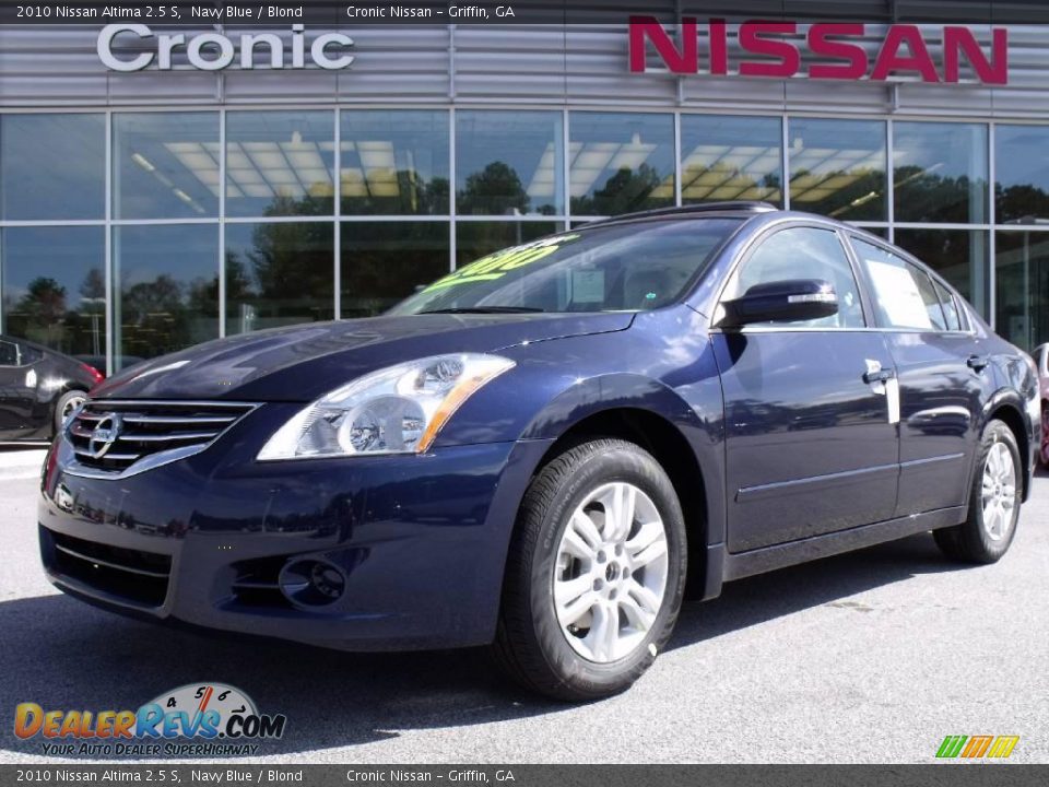 2010 Nissan Altima 2.5 S Navy Blue / Blond Photo #1