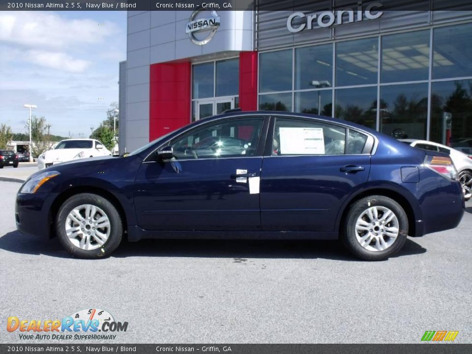 2010 Nissan Altima 2.5 S Navy Blue / Blond Photo #2