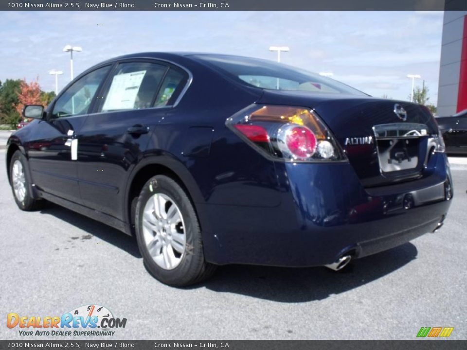 2010 Nissan Altima 2.5 S Navy Blue / Blond Photo #3