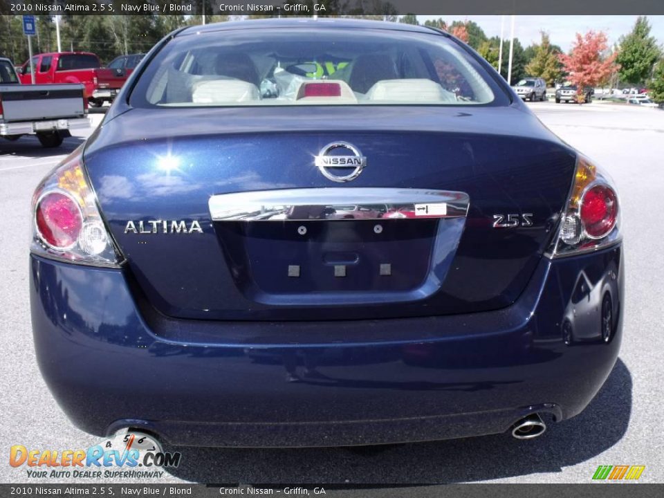2010 Nissan Altima 2.5 S Navy Blue / Blond Photo #4