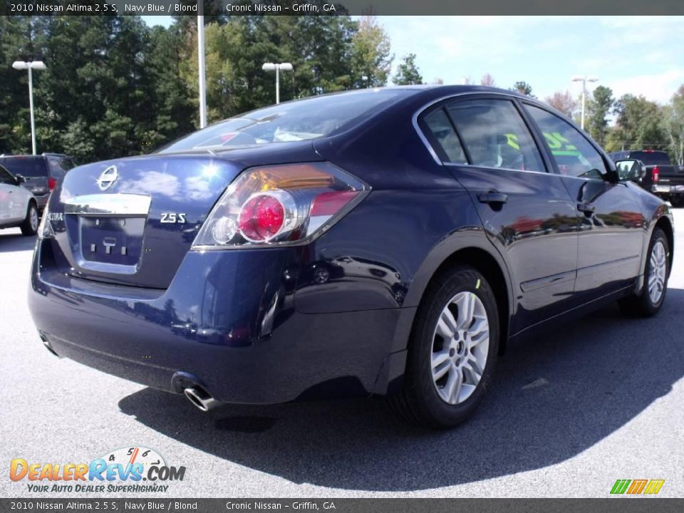 2010 Nissan Altima 2.5 S Navy Blue / Blond Photo #5