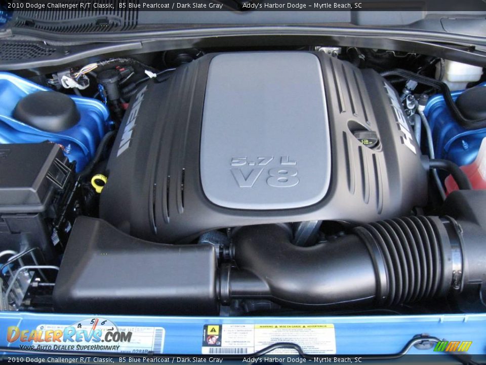 2010 Dodge Challenger R/T Classic B5 Blue Pearlcoat / Dark Slate Gray Photo #25