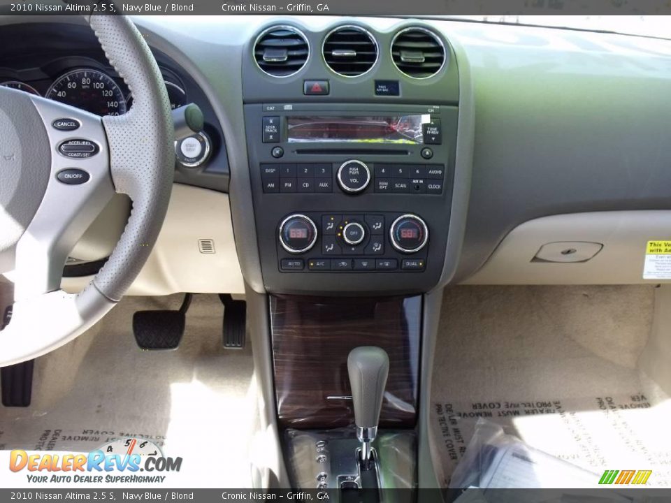 2010 Nissan Altima 2.5 S Navy Blue / Blond Photo #10