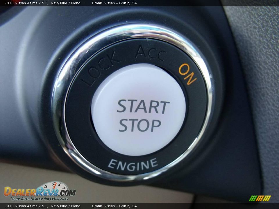 2010 Nissan Altima 2.5 S Navy Blue / Blond Photo #15