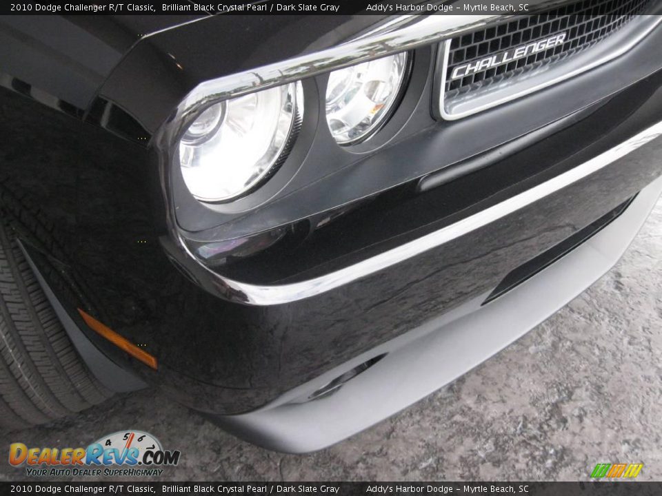 2010 Dodge Challenger R/T Classic Brilliant Black Crystal Pearl / Dark Slate Gray Photo #5