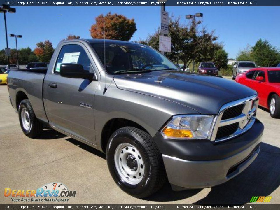 2010 Dodge Ram 1500 ST Regular Cab Mineral Gray Metallic / Dark Slate/Medium Graystone Photo #1