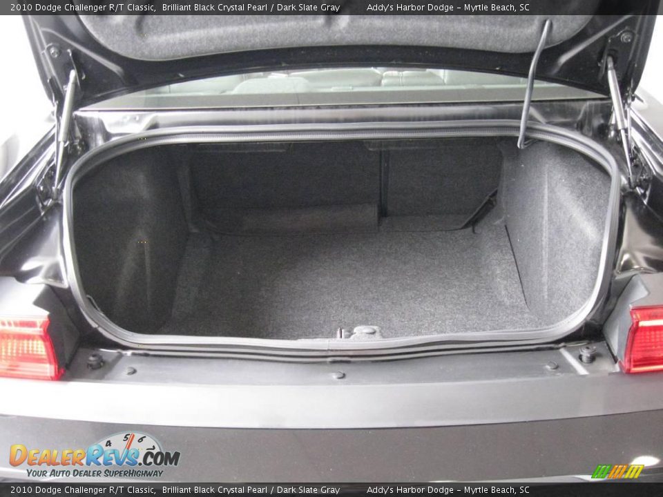 2010 Dodge Challenger R/T Classic Brilliant Black Crystal Pearl / Dark Slate Gray Photo #10
