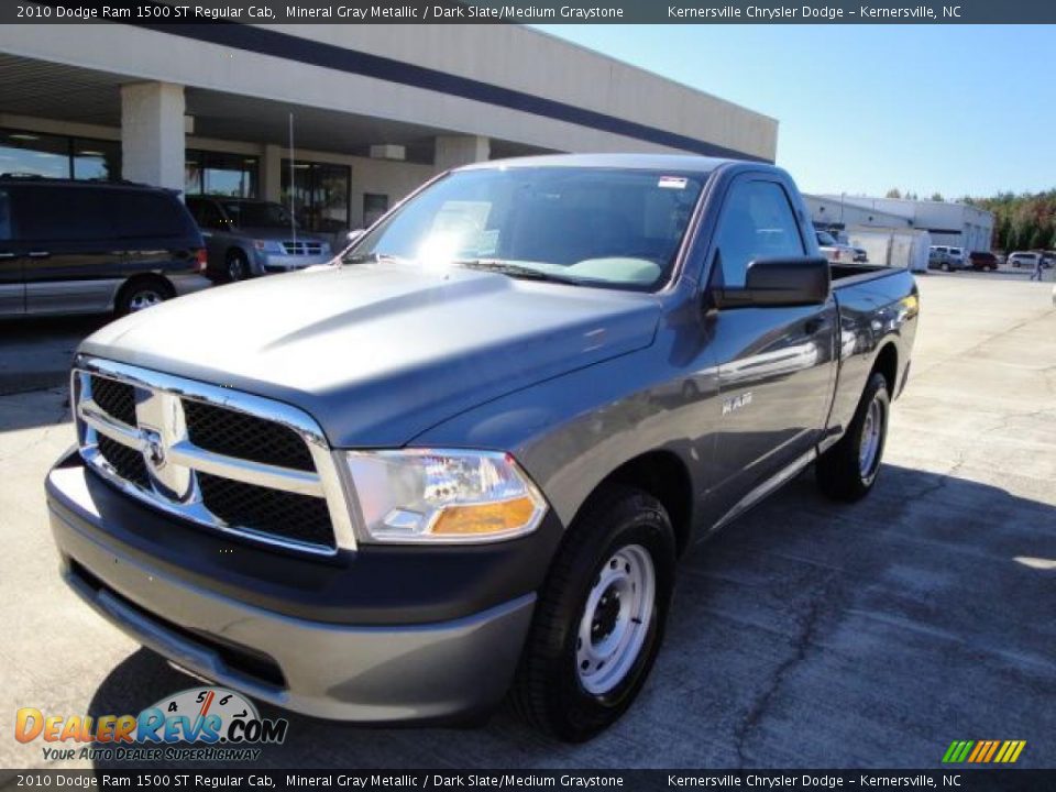 2010 Dodge Ram 1500 ST Regular Cab Mineral Gray Metallic / Dark Slate/Medium Graystone Photo #7