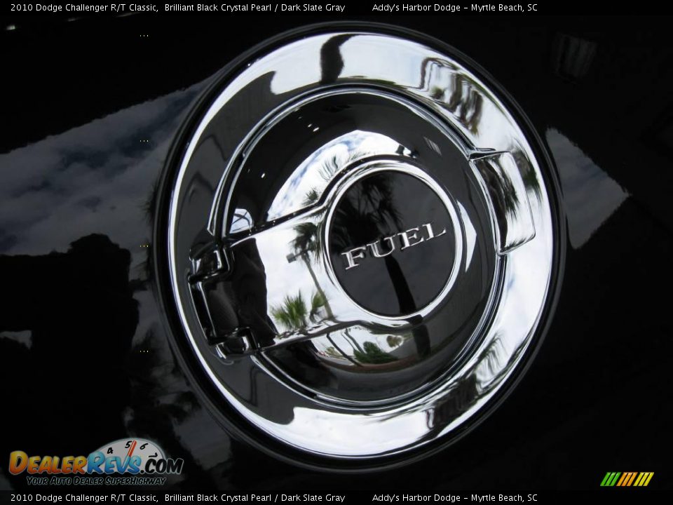 2010 Dodge Challenger R/T Classic Brilliant Black Crystal Pearl / Dark Slate Gray Photo #14