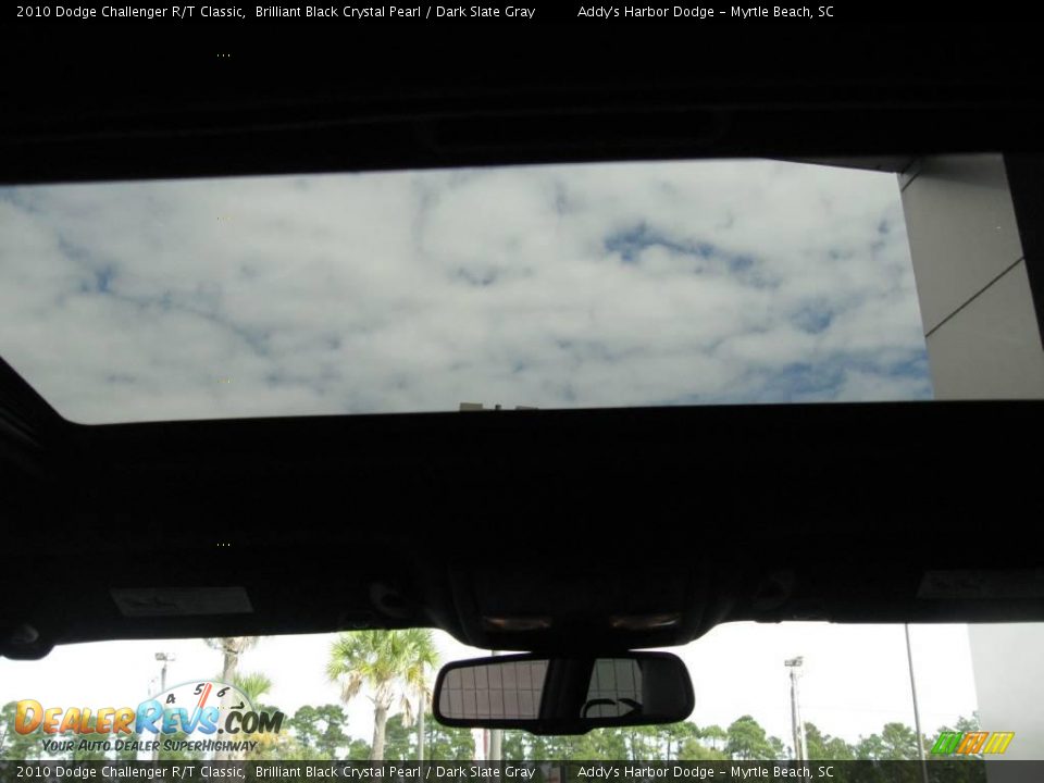 2010 Dodge Challenger R/T Classic Brilliant Black Crystal Pearl / Dark Slate Gray Photo #15