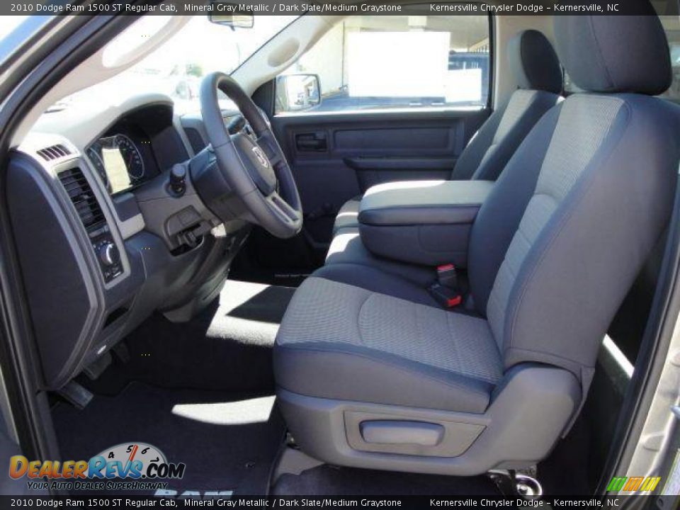 2010 Dodge Ram 1500 ST Regular Cab Mineral Gray Metallic / Dark Slate/Medium Graystone Photo #11