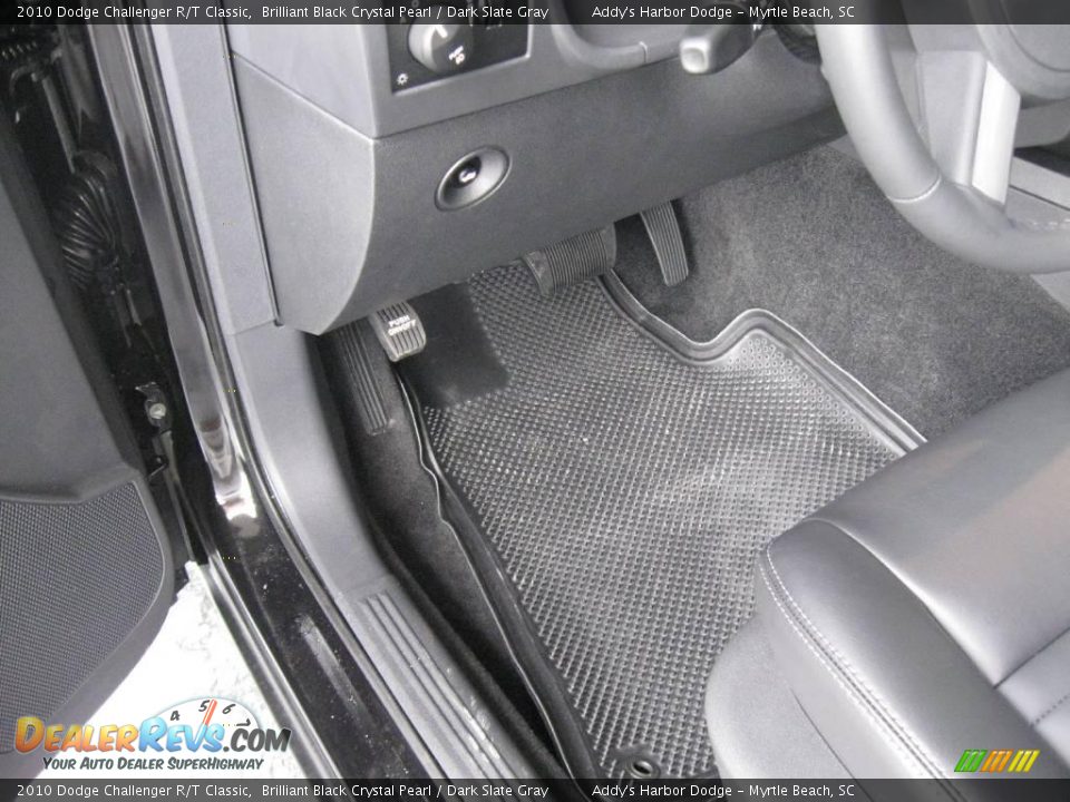 2010 Dodge Challenger R/T Classic Brilliant Black Crystal Pearl / Dark Slate Gray Photo #19