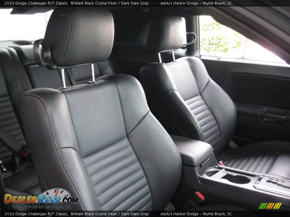 2010 Dodge Challenger R/T Classic Brilliant Black Crystal Pearl / Dark Slate Gray Photo #21