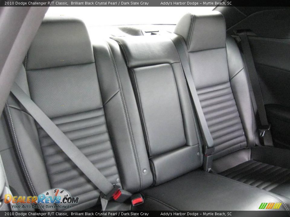 2010 Dodge Challenger R/T Classic Brilliant Black Crystal Pearl / Dark Slate Gray Photo #22