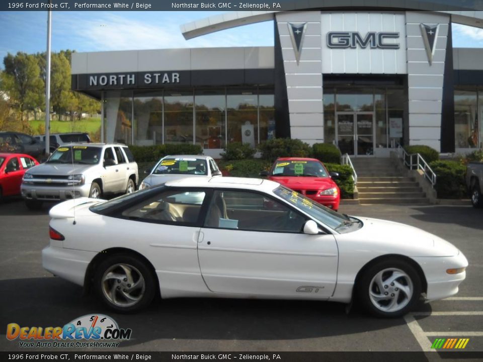 1996 Ford Probe GT Performance White / Beige Photo #1