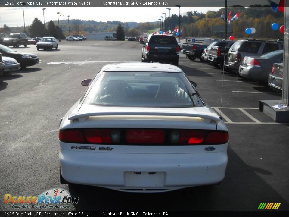 1996 Ford Probe GT Performance White / Beige Photo #3