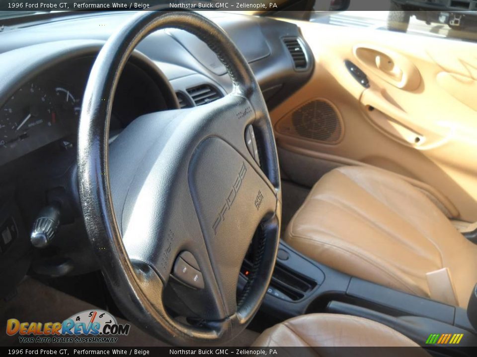 1996 Ford Probe GT Performance White / Beige Photo #7