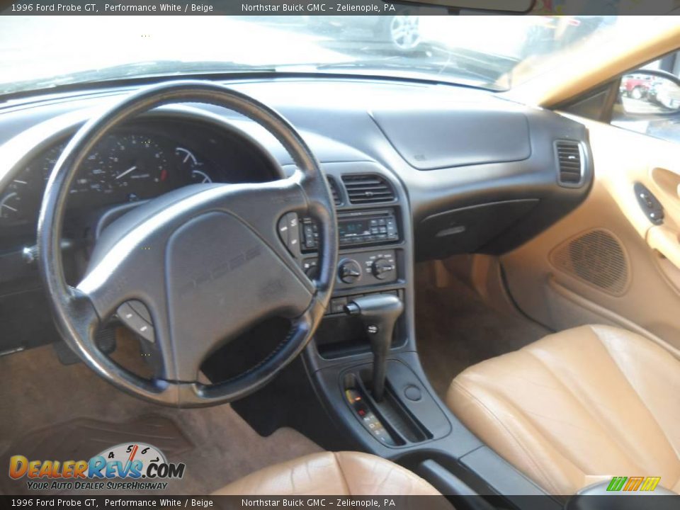 1996 Ford Probe GT Performance White / Beige Photo #10