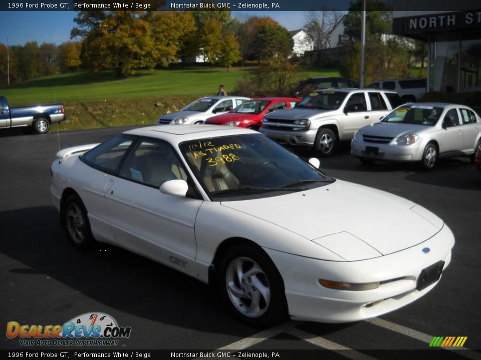 1996 Ford Probe GT Performance White / Beige Photo #13