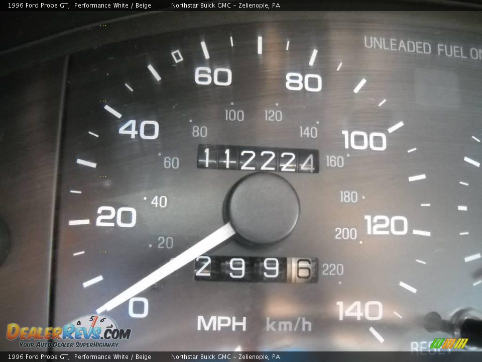 1996 Ford Probe GT Performance White / Beige Photo #20