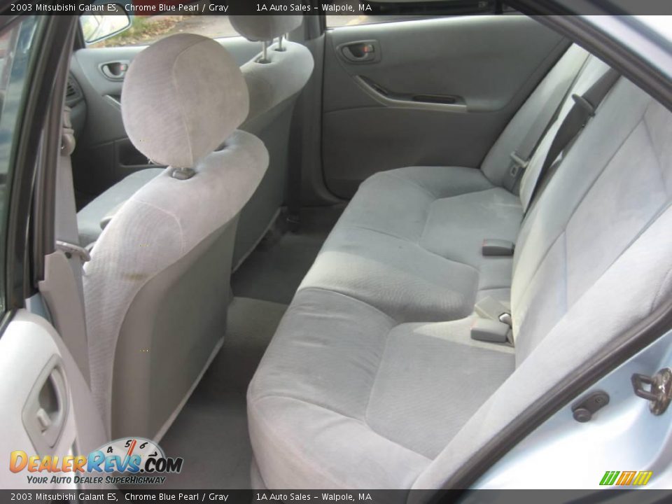 2003 Mitsubishi Galant ES Chrome Blue Pearl / Gray Photo #4