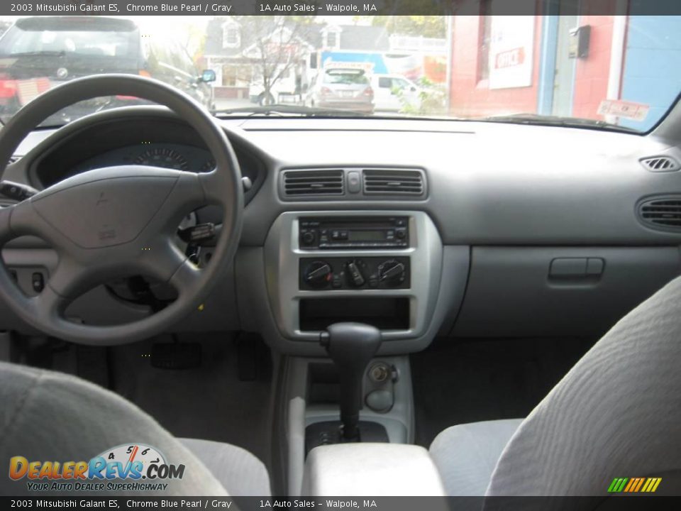 2003 Mitsubishi Galant ES Chrome Blue Pearl / Gray Photo #5