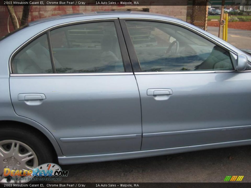 2003 Mitsubishi Galant ES Chrome Blue Pearl / Gray Photo #15